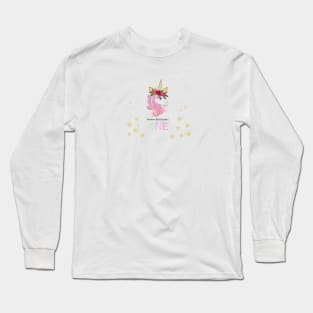 First birthday. One. Unicorn Birthday invitation. Party invitation Long Sleeve T-Shirt